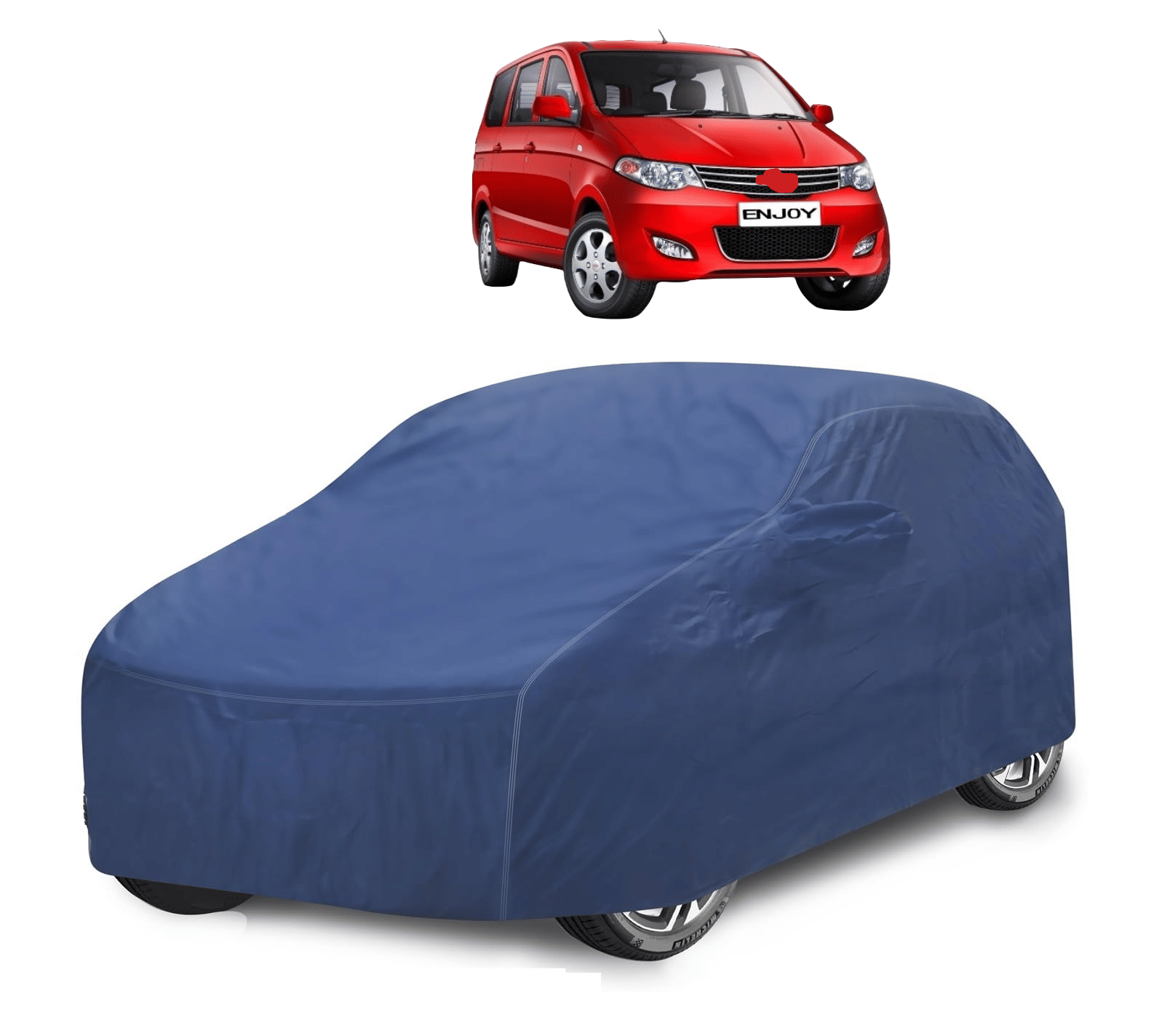 Caronix Car Body Cover for Chevrolet All Car Models With Mirror Pocket ( Pack of 1 ) , Blue Caronix Car Body Cover for Chevrolet All Car Models With Mirror Pocket ( Pack of 1 ) , Blue