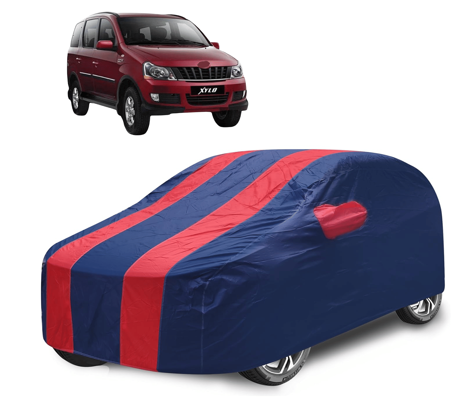 Caronix Car Body Cover for Mahindra All Car Models With Mirror Pocket ( Pack of 1 ) , Red     			Caronix Car Body Cover for Mahindra All Car Models With Mirror Pocket ( Pack of 1 ) , Red