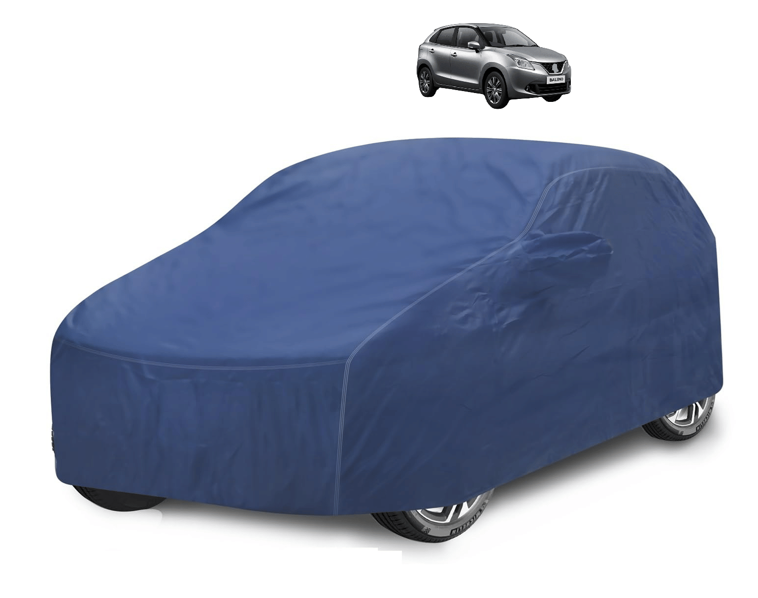 Caronix Car Body Cover for Chevrolet All Car Models With Mirror Pocket ( Pack of 1 ) , Blue Caronix Car Body Cover for Chevrolet All Car Models With Mirror Pocket ( Pack of 1 ) , Blue