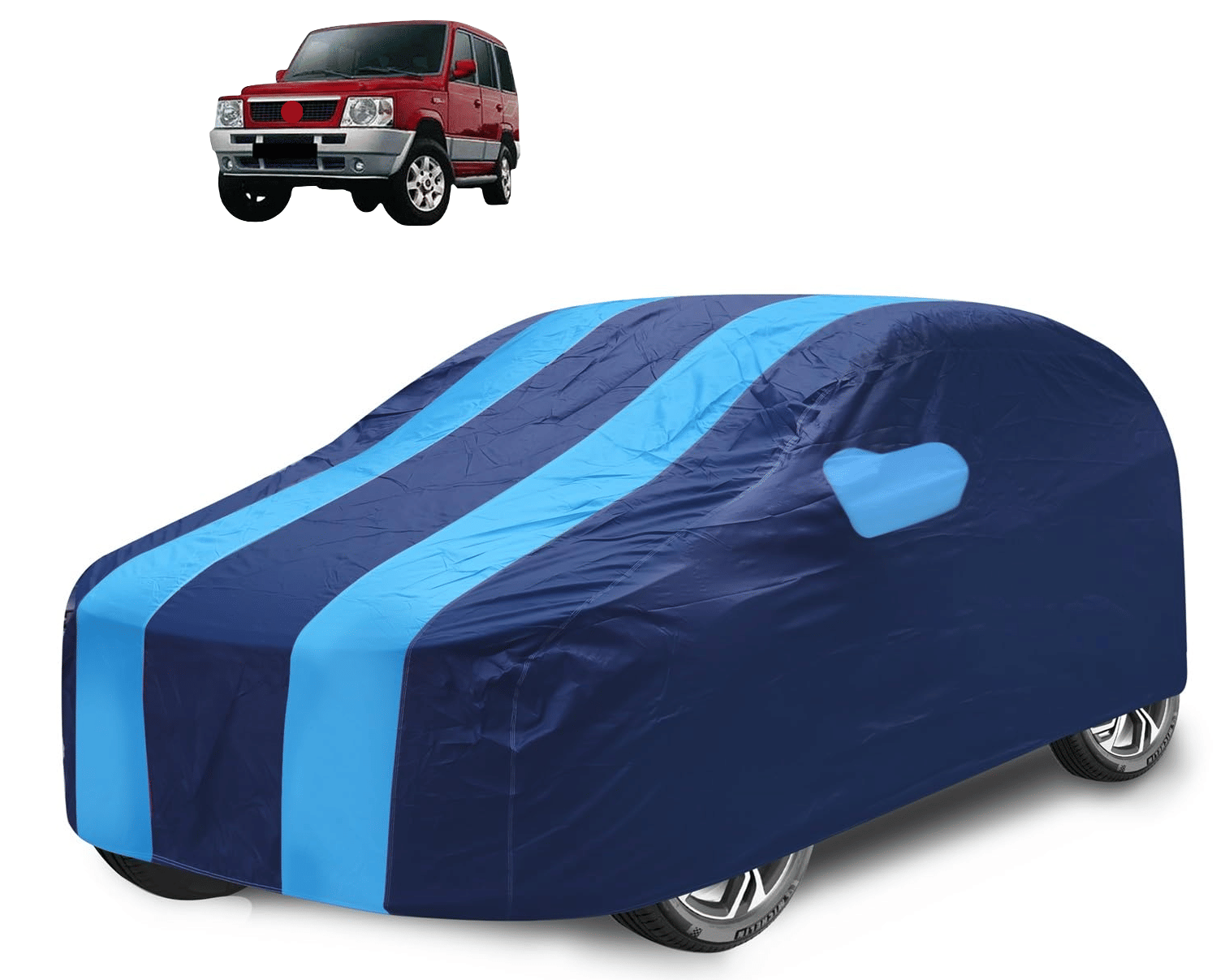 Caronix Car Body Cover for Tata All Car Models With Mirror Pocket ( Pack of 1 ) , Blue Caronix Car Body Cover for Tata All Car Models With Mirror Pocket ( Pack of 1 ) , Blue