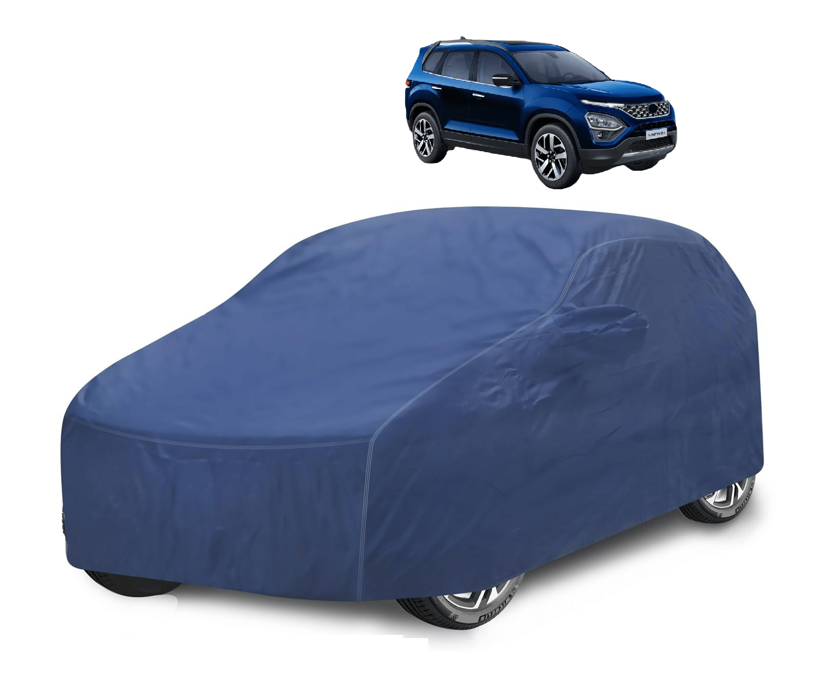 Caronix Car Body Cover for Tata All Car Models With Mirror Pocket ( Pack of 1 ) , Blue     			Caronix Car Body Cover for Tata All Car Models With Mirror Pocket ( Pack of 1 ) , Blue