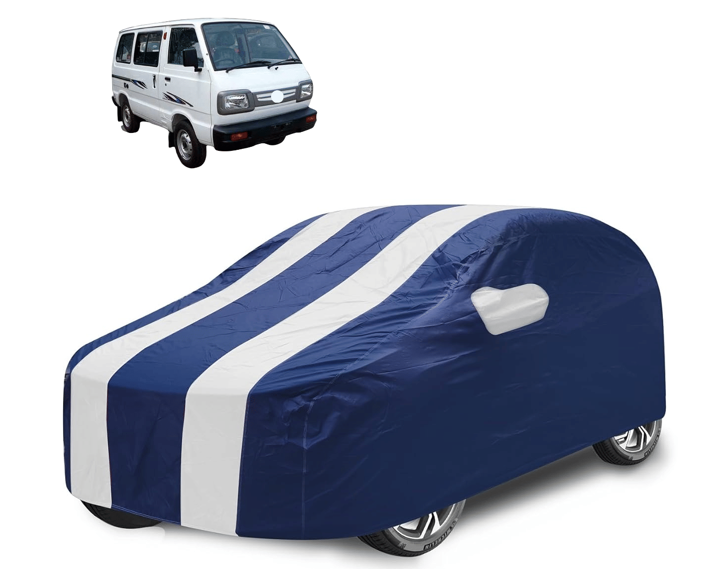     			Caronix Car Body Cover for Maruti Suzuki All Car Models With Mirror Pocket ( Pack of 1 ) , White
