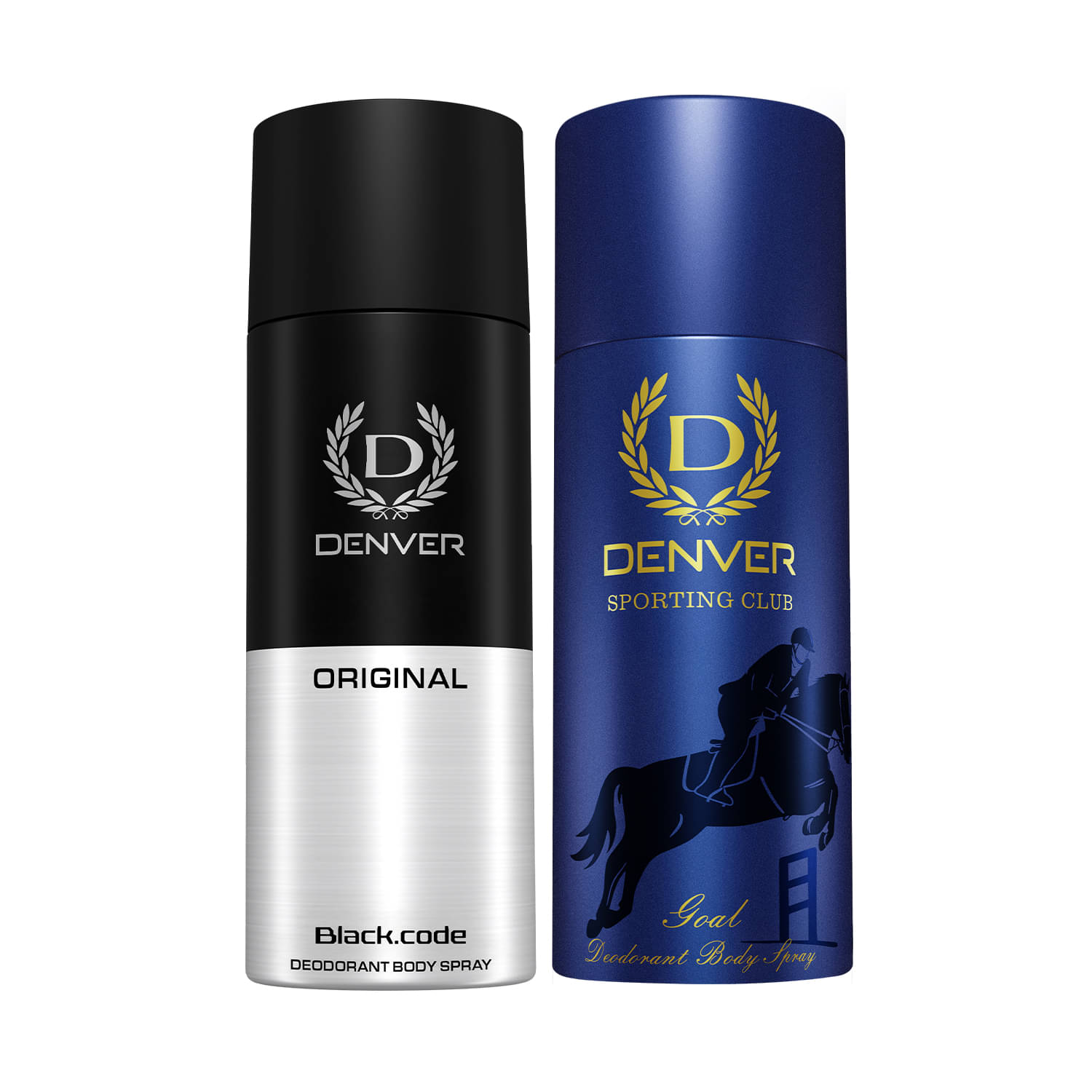 Denver Black Code Original 150 ml & Goal 165 ml Deodorant Spray for Men 315 ml ( Pack of 2 ) Denver Black Code Original 150 ml & Goal 165 ml Deodorant Spray for Men 315 ml ( Pack of 2 )