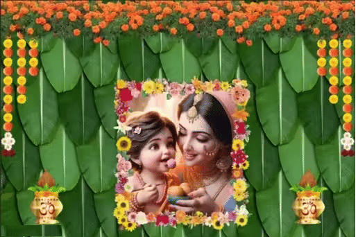 Festive Backdrop Decorative Curtain For katha Pooja Ganesh Chaturthi (5x7 ft ) Festive Backdrop Decorative Curtain For katha Pooja Ganesh Chaturthi (5x7 ft )