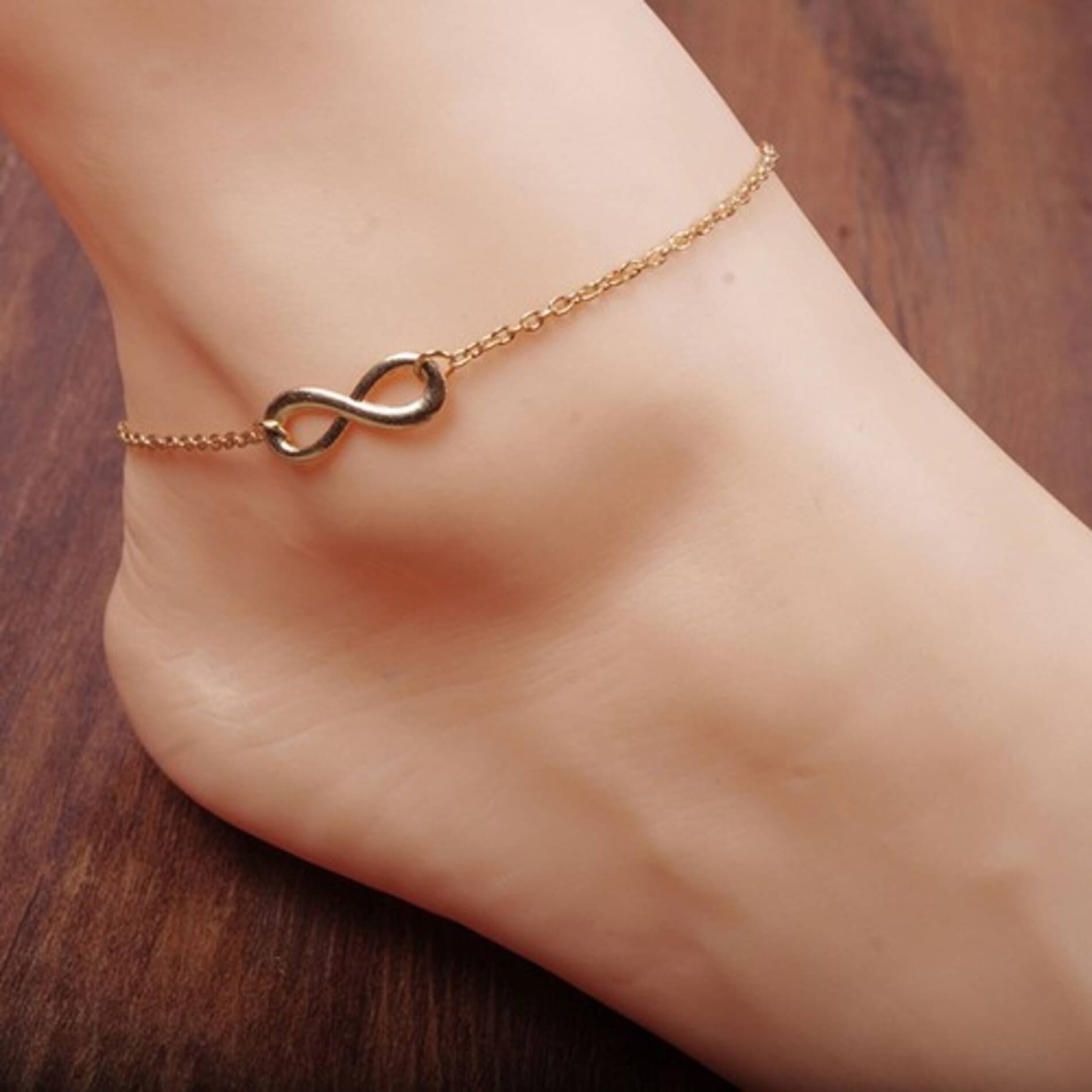 Inko&co Gold Anklets ( Pack of 1 ) Inko&co Gold Anklets ( Pack of 1 )