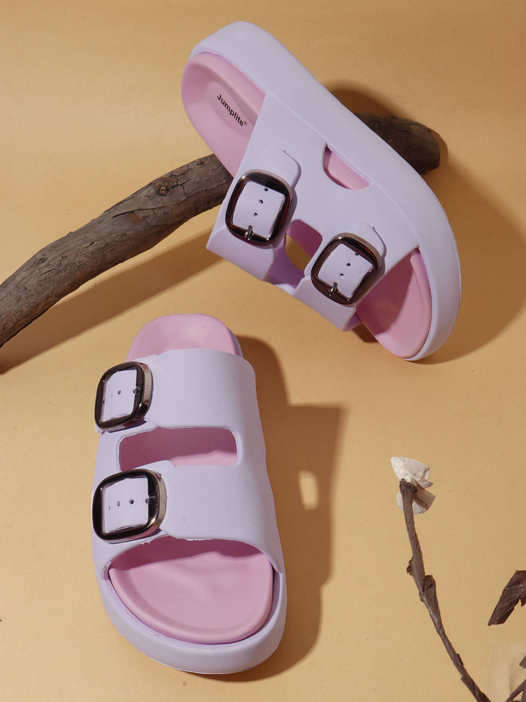     			JUMPLITE Purple Women's Flip Flop