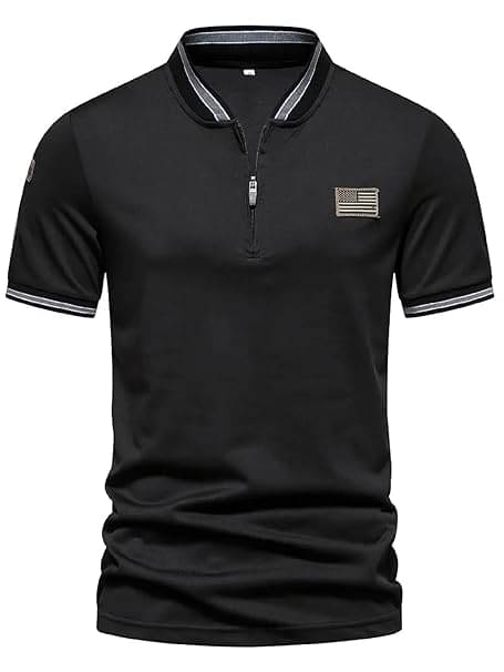     			KAPDAX Men Polyester Regular Fit Self Design T-Shirt ( Black )