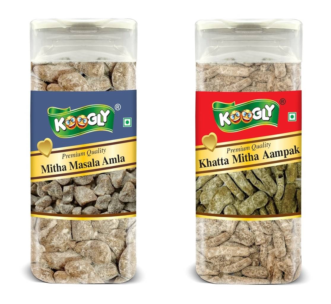 KOOGLY Meetha Masala Amla+ Khatta Mitha Aam pak Hard Candies 410 gm KOOGLY Meetha Masala Amla+ Khatta Mitha Aam pak Hard Candies 410 gm