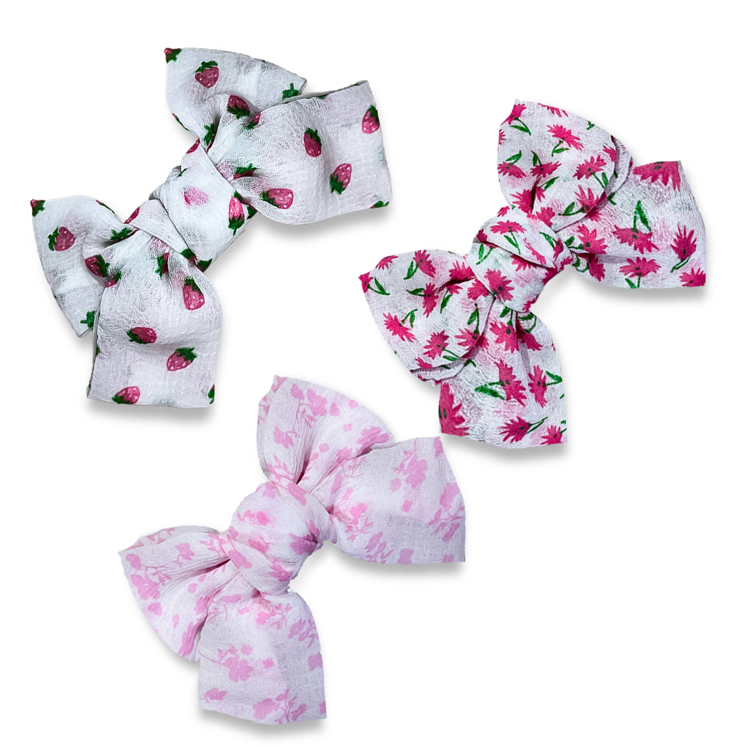     			LYKAA Pink Women's Hair Clip ( Pack of 3 )