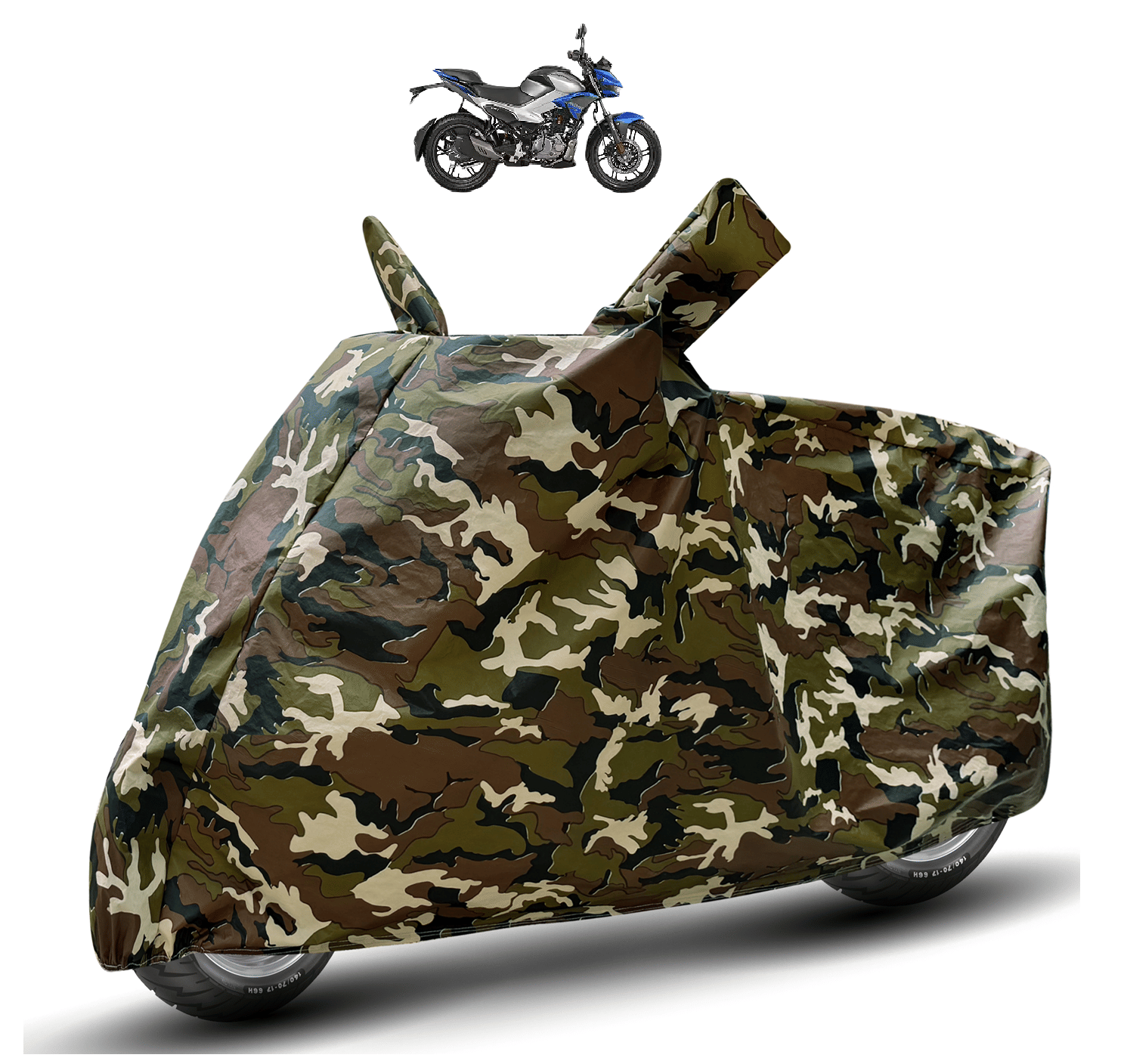 Mockhe Bike Body Cover for Hero Xtreme ( Pack of 1 ) , Camouflage Mockhe Bike Body Cover for Hero Xtreme ( Pack of 1 ) , Camouflage