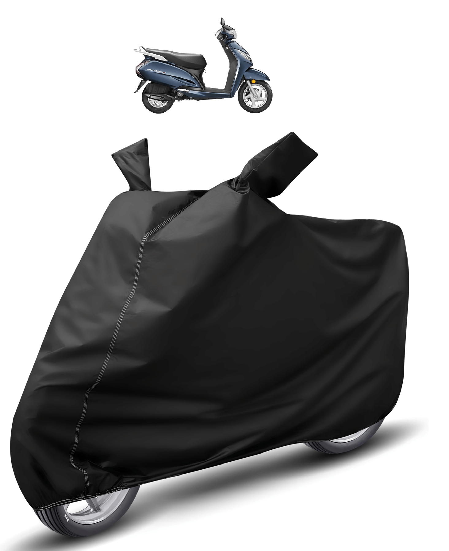 Mockhe Bike Body Cover for Honda Activa 3G ( Pack of 1 ) , Black Mockhe Bike Body Cover for Honda Activa 3G ( Pack of 1 ) , Black