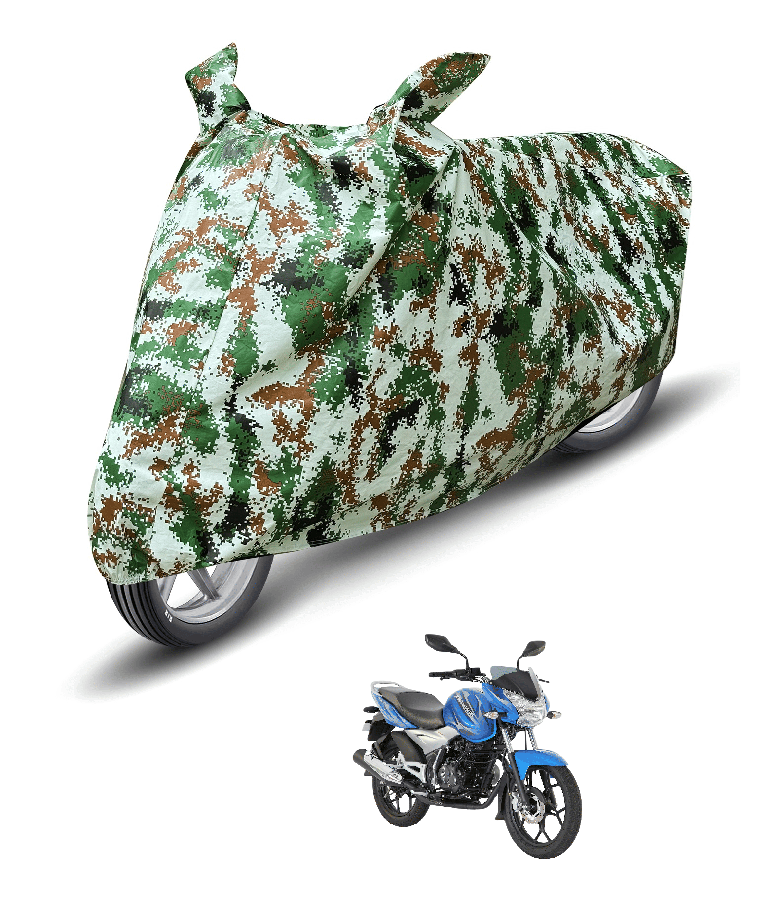 Mockhe Bike Body Cover for Bajaj Discover 125 ( Pack of 1 ) , Olive     			Mockhe Bike Body Cover for Bajaj Discover 125 ( Pack of 1 ) , Olive
