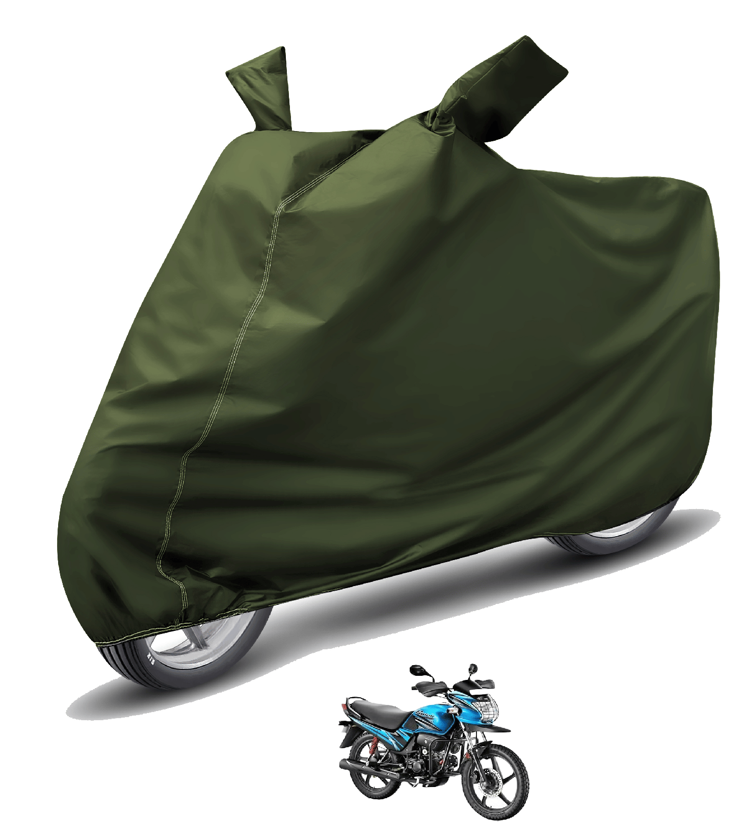     			Mockhe Bike Body Cover for Hero Passion Pro ( Pack of 1 ) , Green