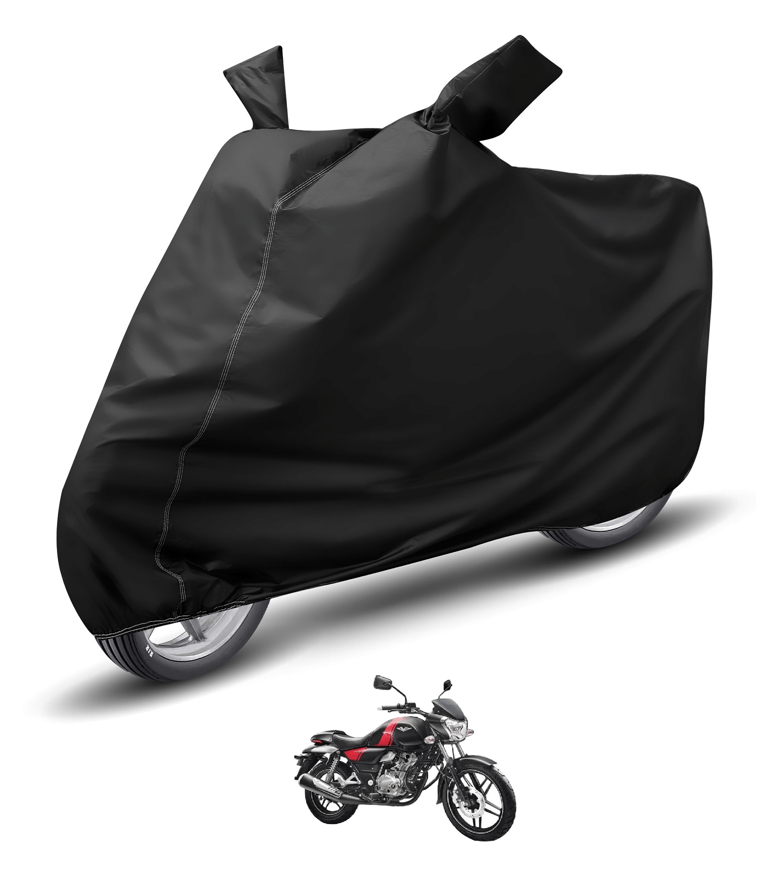 Mockhe Bike Body Cover for Bajaj All Bike Models ( Pack of 1 ) , Black     			Mockhe Bike Body Cover for Bajaj All Bike Models ( Pack of 1 ) , Black