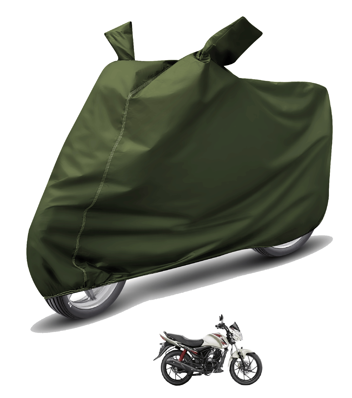     			Mockhe Bike Body Cover for Suzuki Slingshot ( Pack of 1 ) , Green