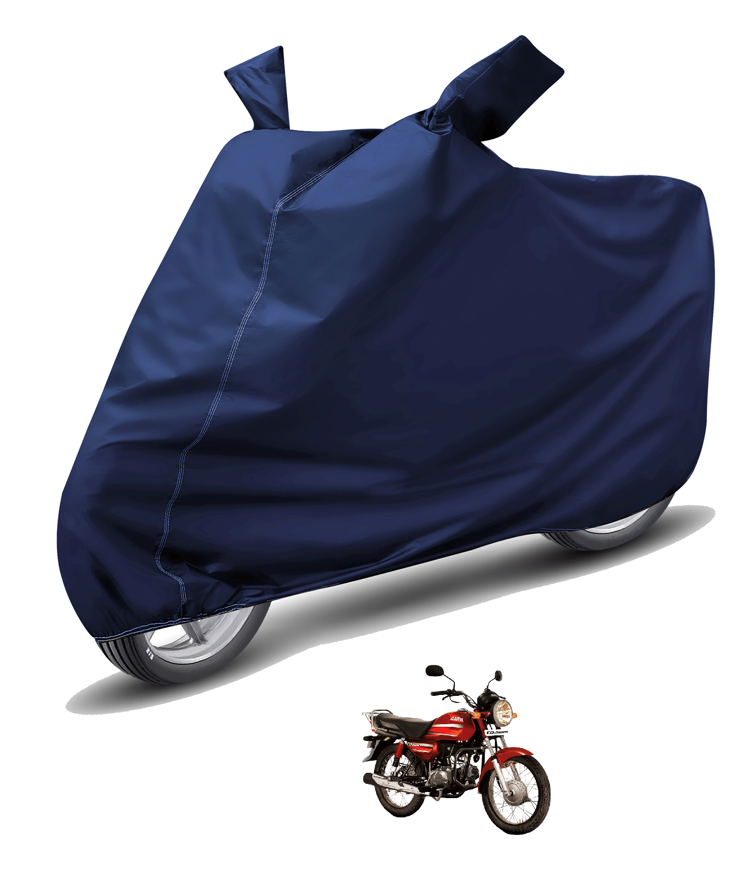 Mockhe Bike Body Cover for Hero Cd Dawn ( Pack of 1 ) , Blue     			Mockhe Bike Body Cover for Hero Cd Dawn ( Pack of 1 ) , Blue