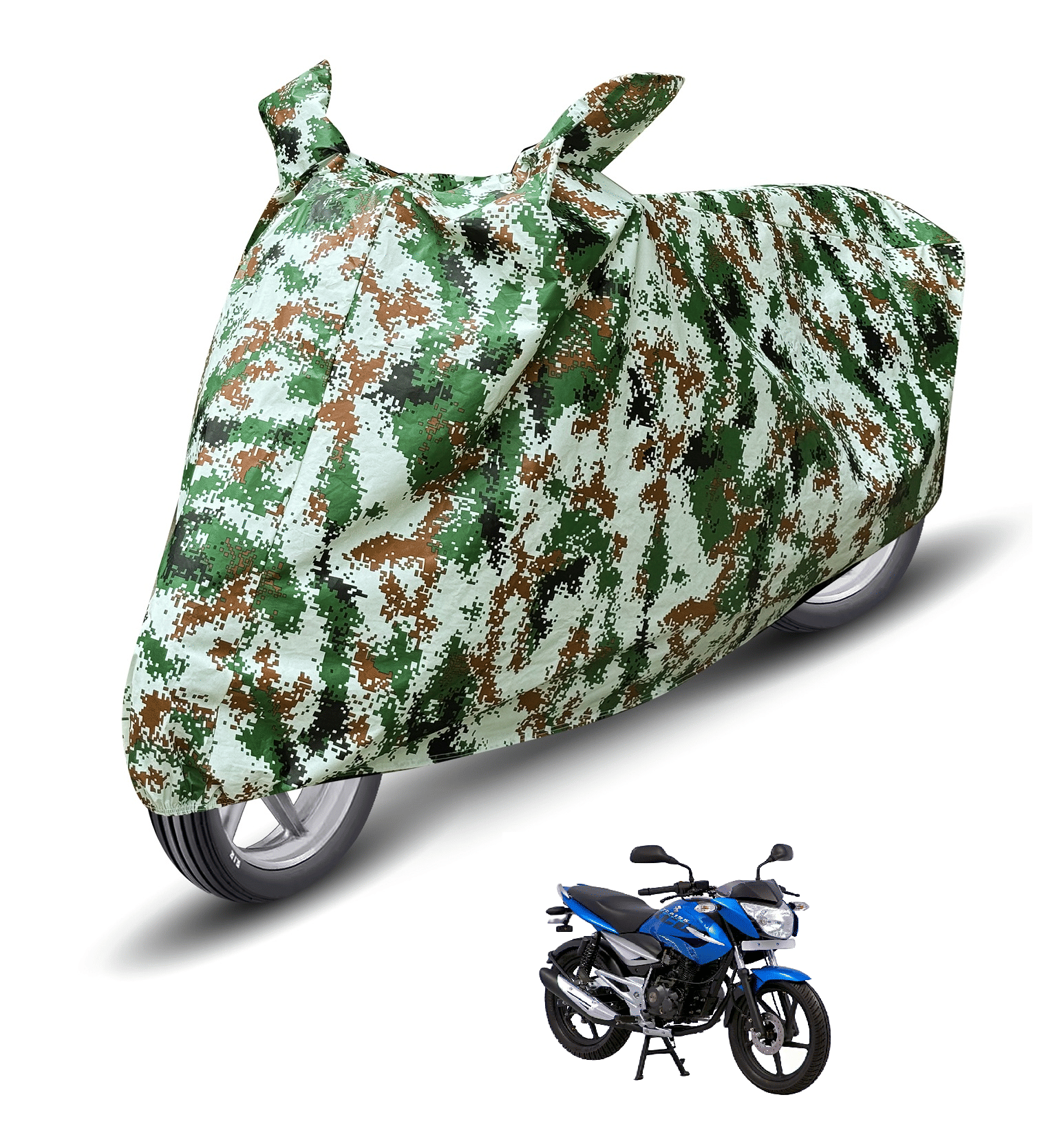Mockhe Bike Body Cover for Bajaj Xcd 125 ( Pack of 1 ) , Olive Mockhe Bike Body Cover for Bajaj Xcd 125 ( Pack of 1 ) , Olive