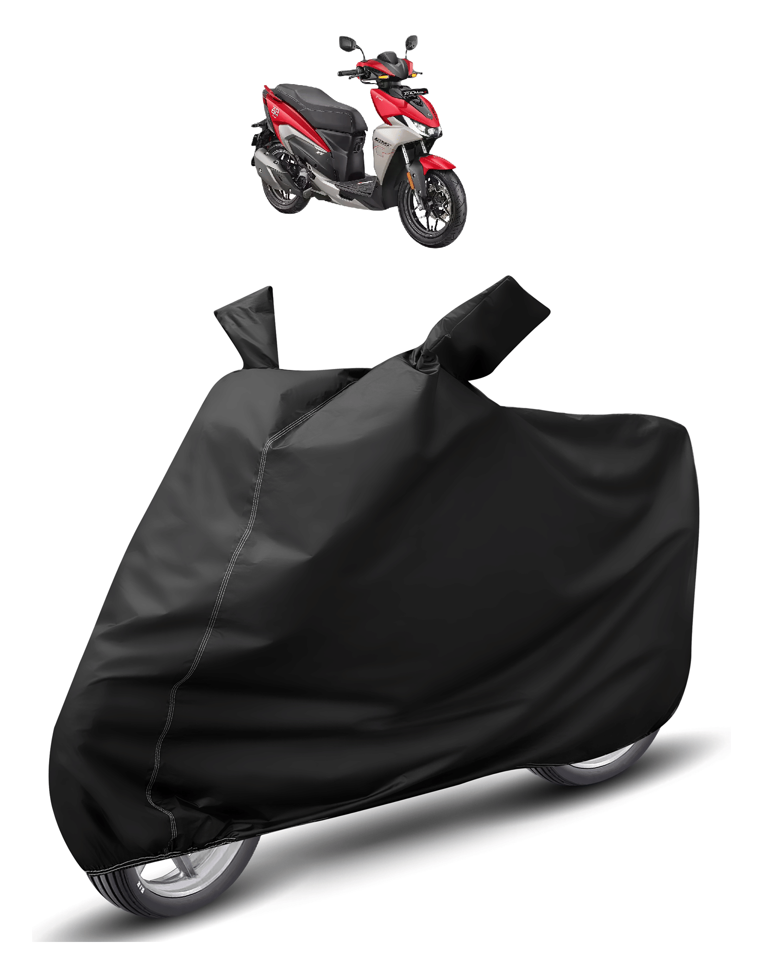 Mockhe Bike Body Cover for Hero All Bike Models ( Pack of 1 ) , Black Mockhe Bike Body Cover for Hero All Bike Models ( Pack of 1 ) , Black
