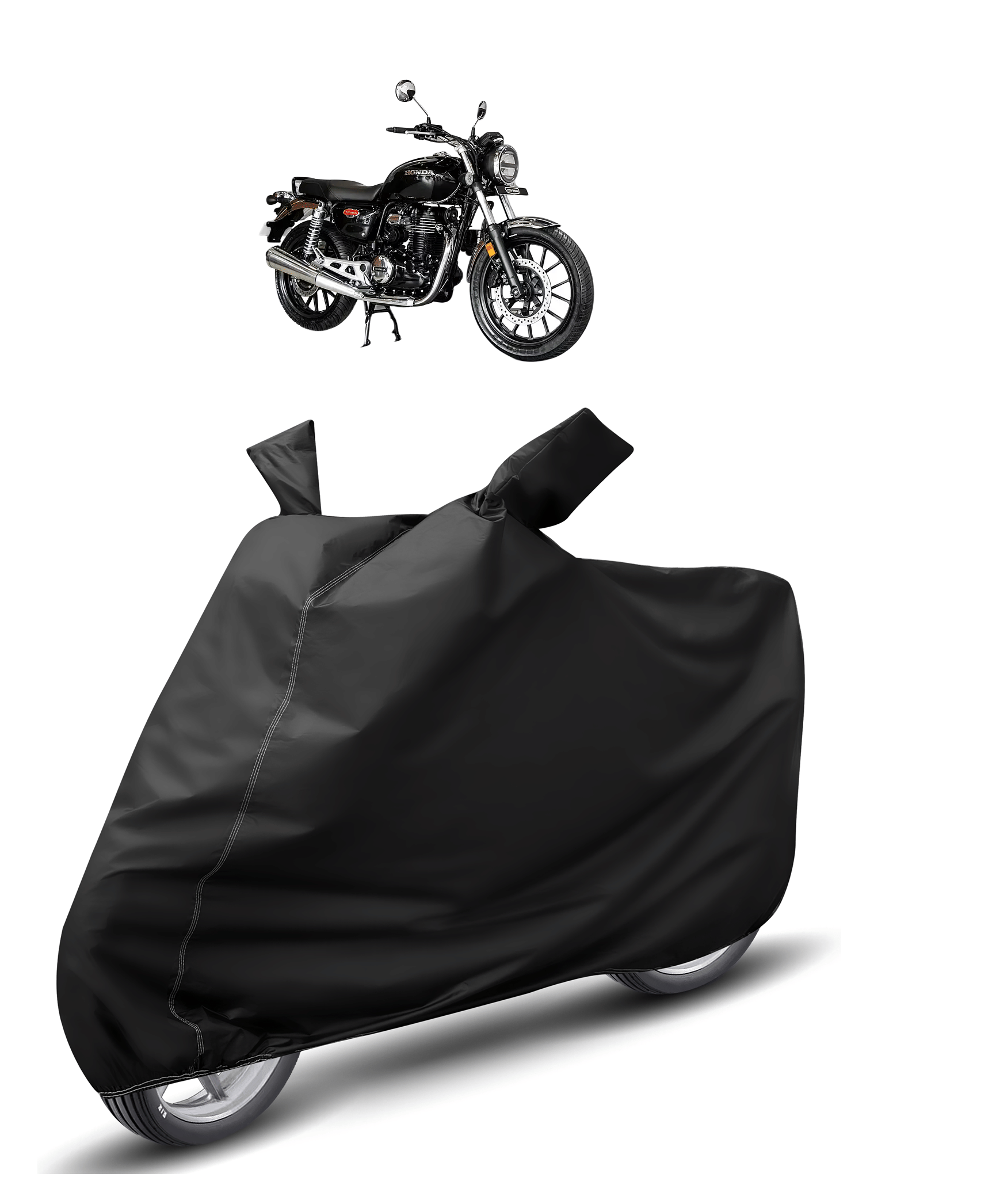 Mockhe Bike Body Cover for Honda Hness CB350 ( Pack of 1 ) , Black Mockhe Bike Body Cover for Honda Hness CB350 ( Pack of 1 ) , Black