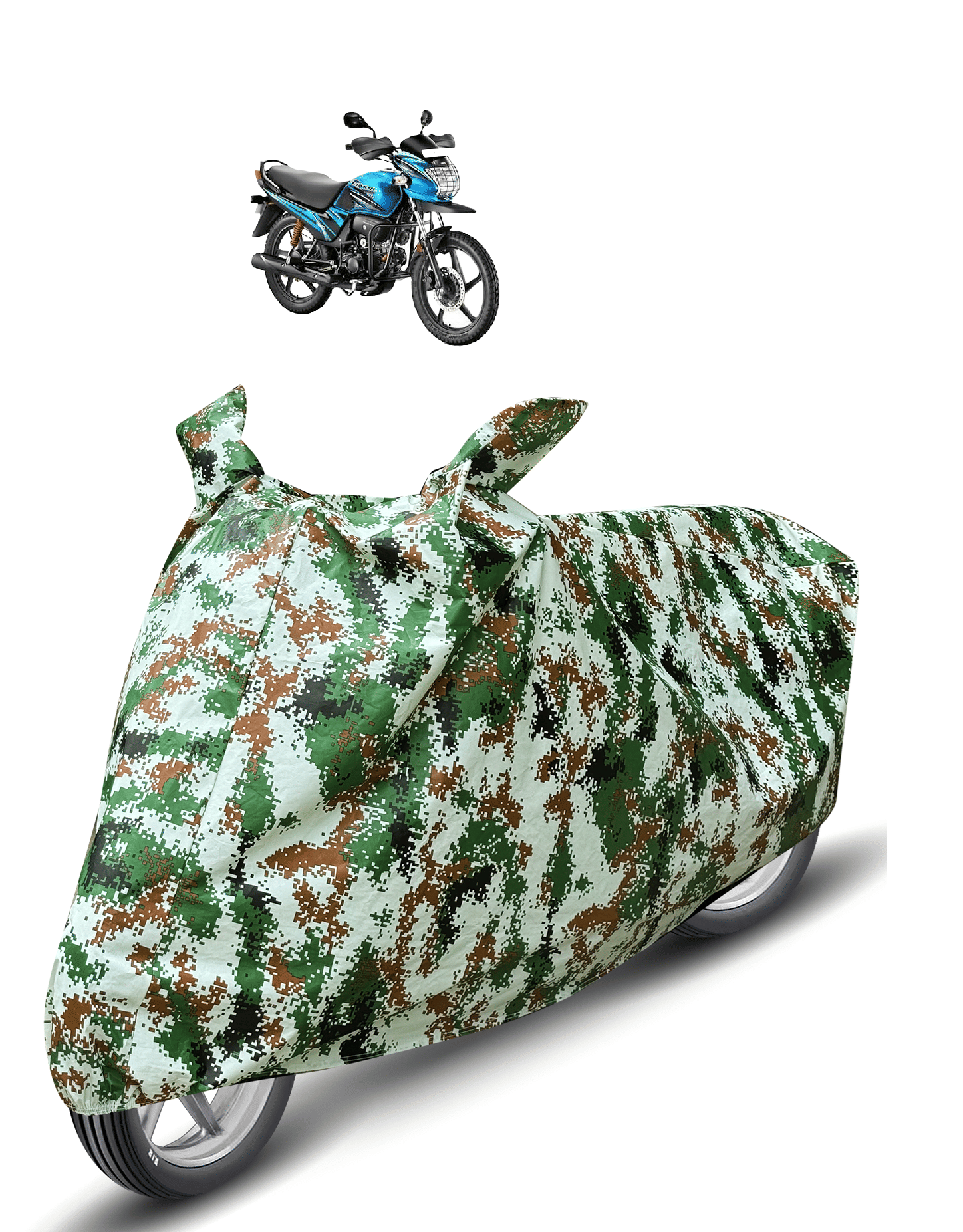 Mockhe Bike Body Cover for Hero Passion Pro ( Pack of 1 ) , Olive Mockhe Bike Body Cover for Hero Passion Pro ( Pack of 1 ) , Olive