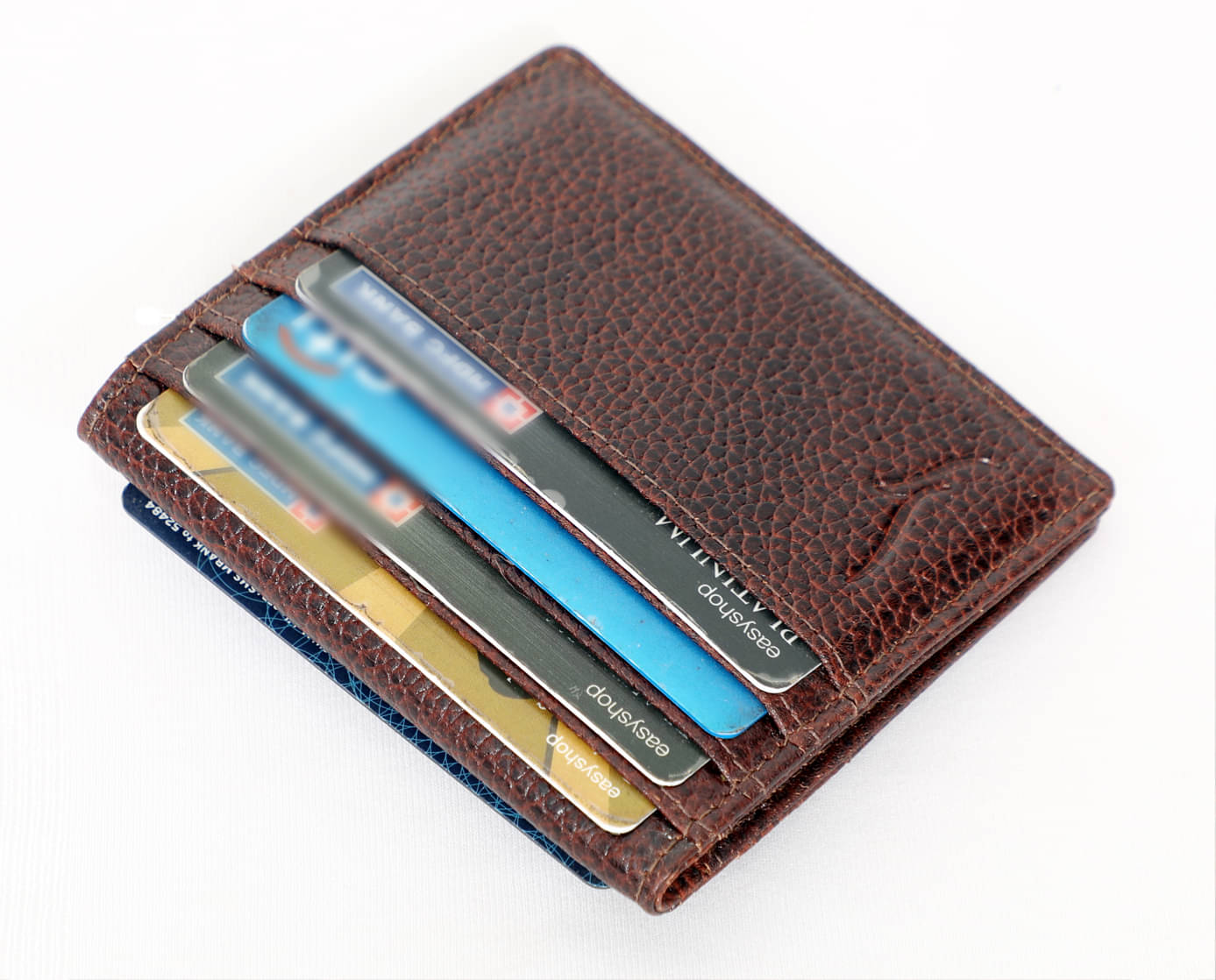     			Panther Leather Solid Men's Short Wallet With 8 Slots For Card ( Brown , Pack of 1 )