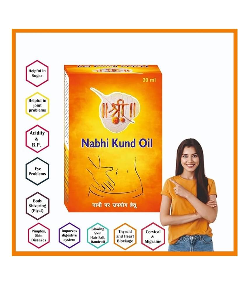     			SRI HERBASIA Ayurvedic Nabhi Kund Oil 30 ml Pack Of 1