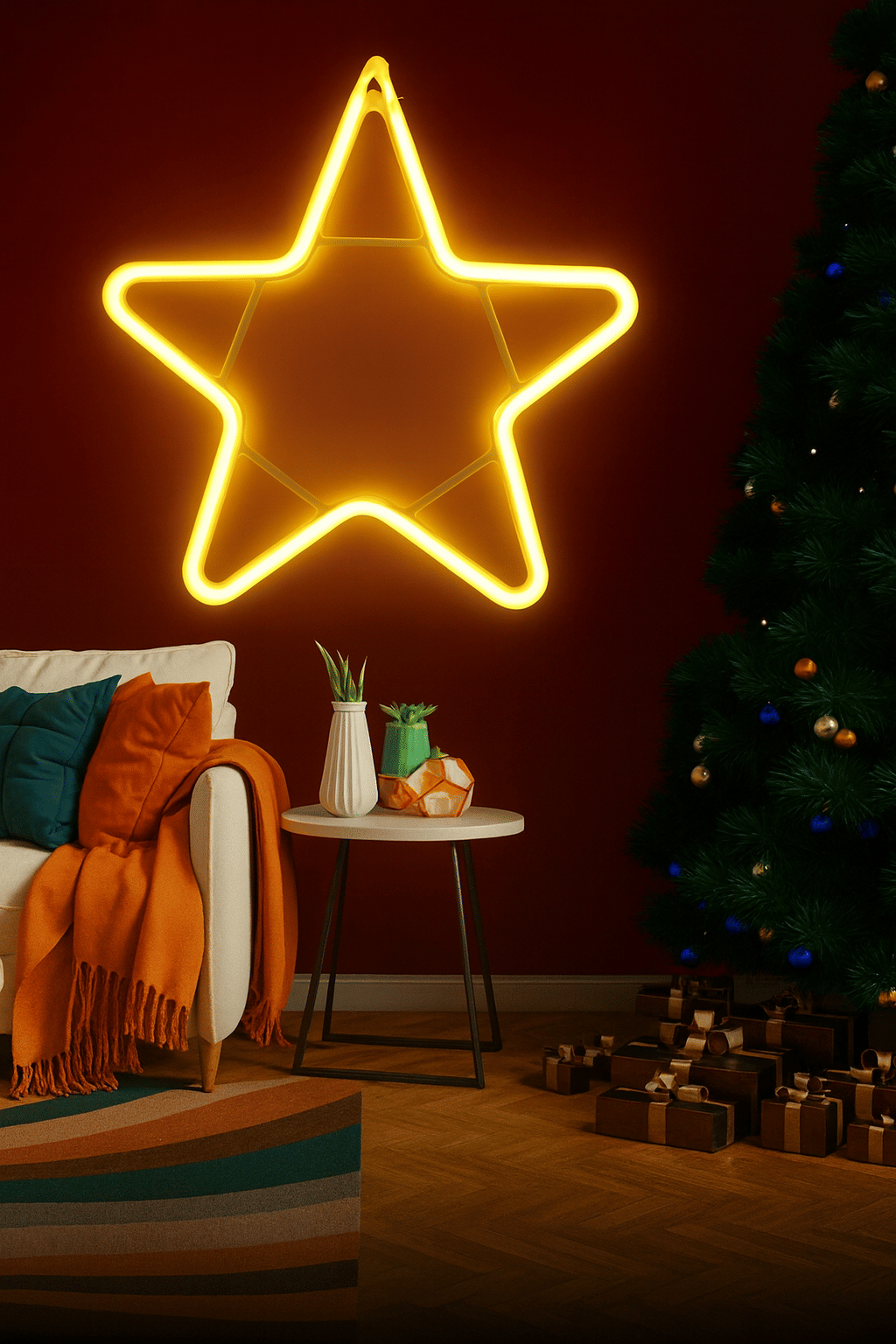     			Spark World Yellow 1Mtr String Light ( Pack of 1 )