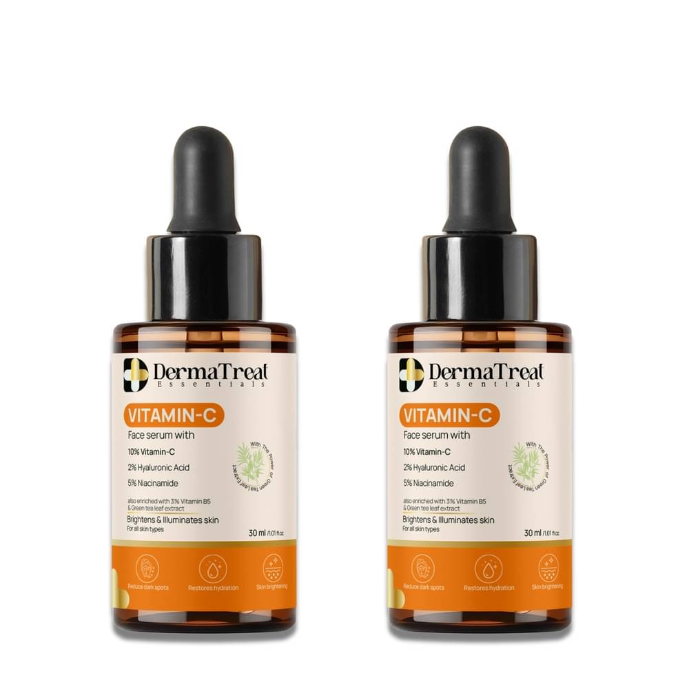 Vitamin C Face Serum Combo – 2 x 30ml | Brightening & Even Tone | For Dull, Tired Skin | Fades Dark Spots & Enhances Radiance | Daily Skincare (Set of 2) Vitamin C Face Serum Combo – 2 x 30ml | Brightening & Even Tone | For Dull, Tired Skin | Fades Dark Spots & Enhances Radiance | Daily Skincare (Set of 2)