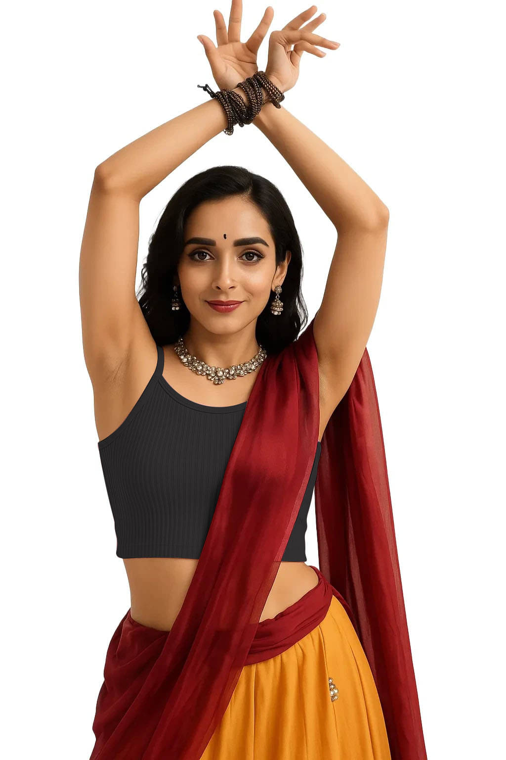 SOHOT Black Readymade without Pad Cotton Women's Blouse ( Pack of 1 ) SOHOT Black Readymade without Pad Cotton Women's Blouse ( Pack of 1 )