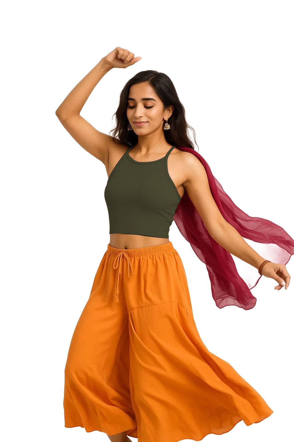     			SOHOT Green Readymade without Pad Cotton Women's Blouse ( Pack of 1 )