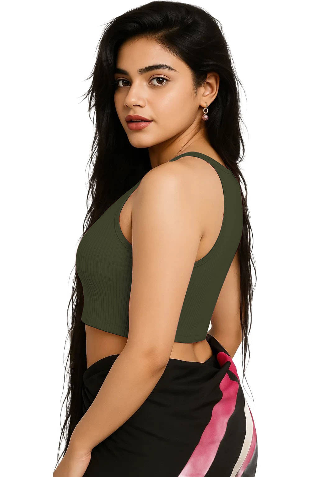 SOHOT Green Readymade without Pad Cotton Women's Blouse ( Pack of 1 ) SOHOT Green Readymade without Pad Cotton Women's Blouse ( Pack of 1 )