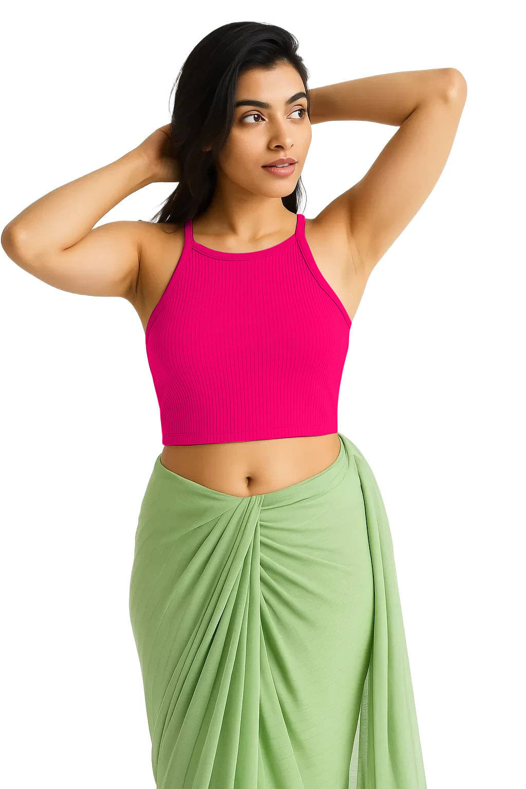     			SOHOT Pink Readymade without Pad Cotton Women's Blouse ( Pack of 1 )