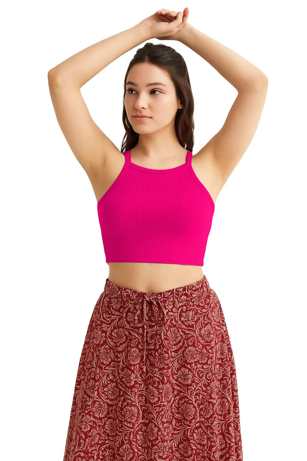 SOHOT Pink Readymade without Pad Cotton Women's Blouse ( Pack of 1 ) SOHOT Pink Readymade without Pad Cotton Women's Blouse ( Pack of 1 )