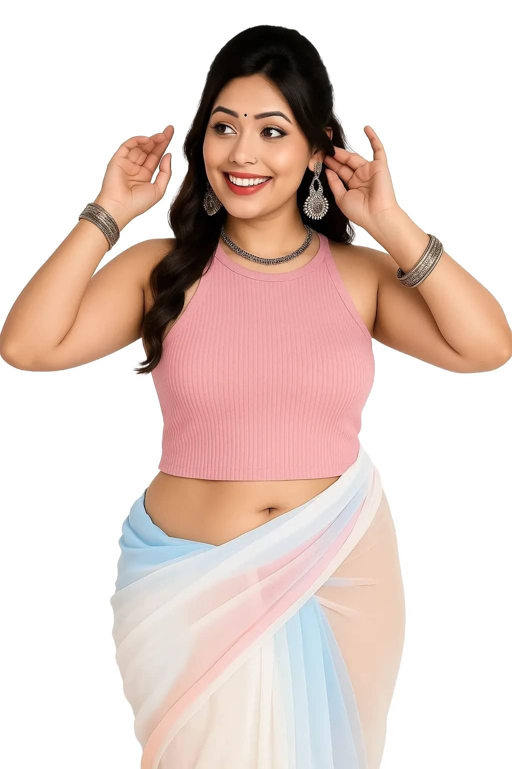     			SOHOT Rose Gold Readymade without Pad Cotton Women's Blouse ( Pack of 1 )