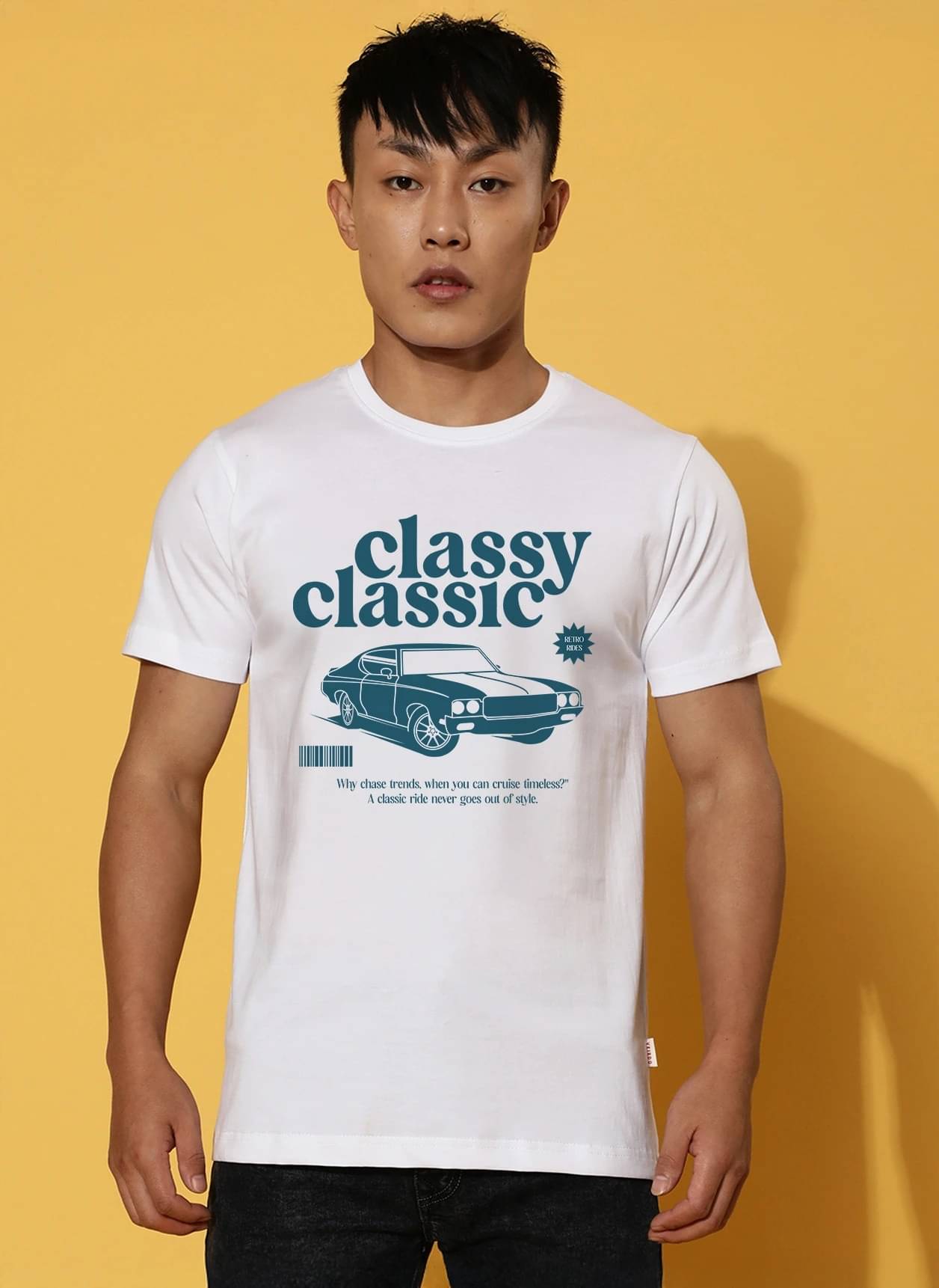 STYLENSE Men Cotton Blend Regular Fit Printed T-Shirt ( White ) STYLENSE Men Cotton Blend Regular Fit Printed T-Shirt ( White )