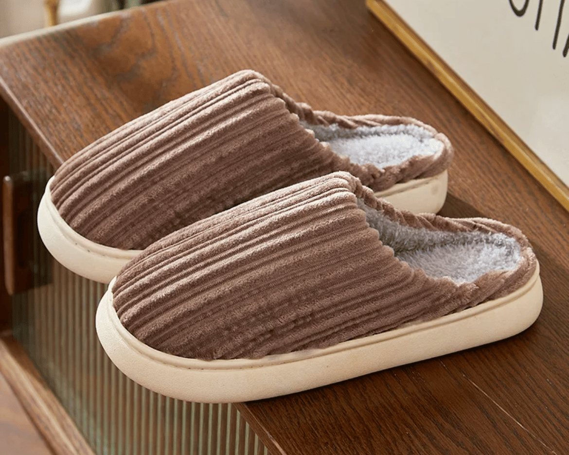     			Shoemusq Brown Women's Flip Flop