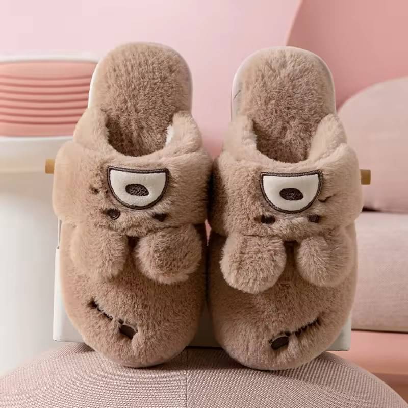     			Shoemusq Brown Women's Toe Covered Flip Flop