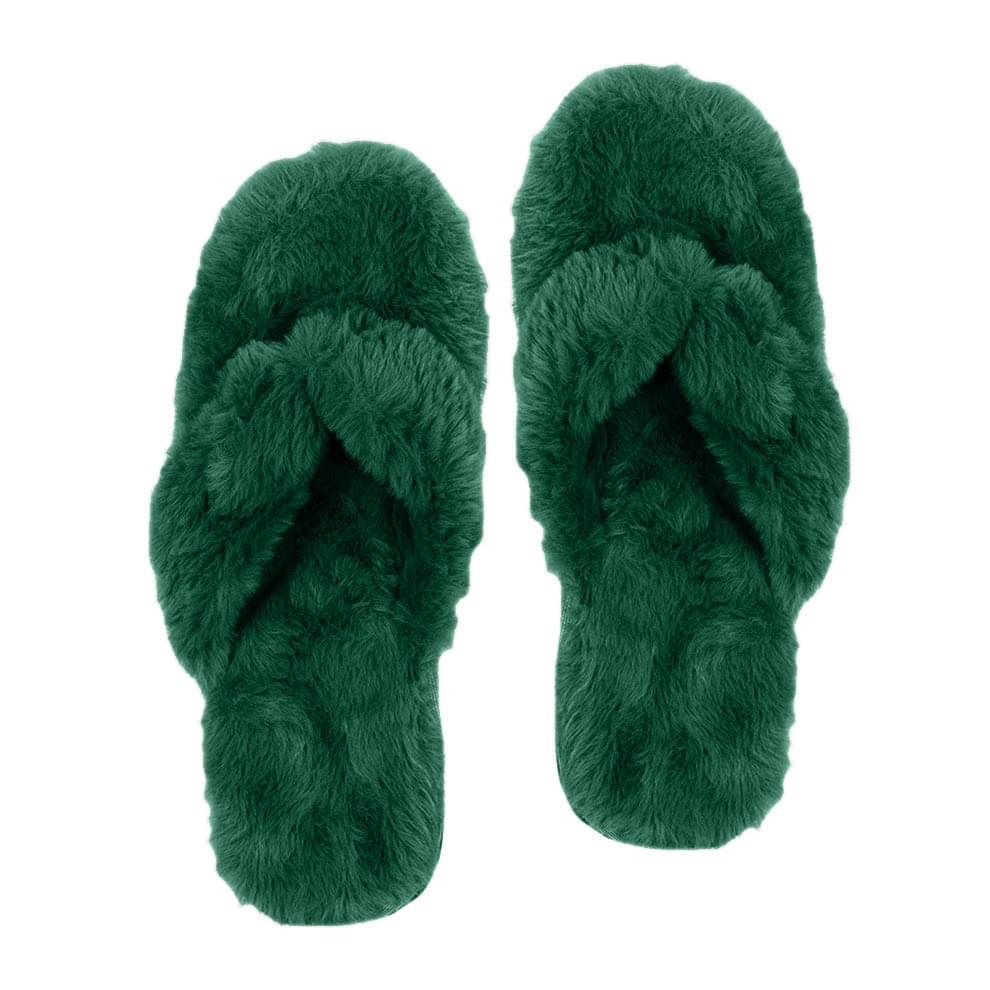    			Shoemusq Green Women's Thong Flip Flop