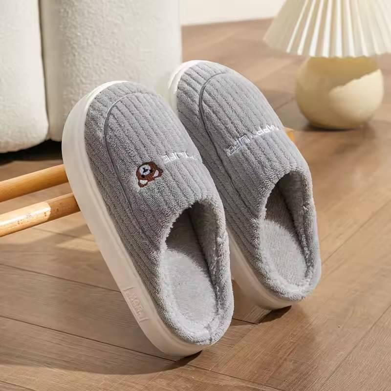    			Shoemusq Grey Women's Flip Flop