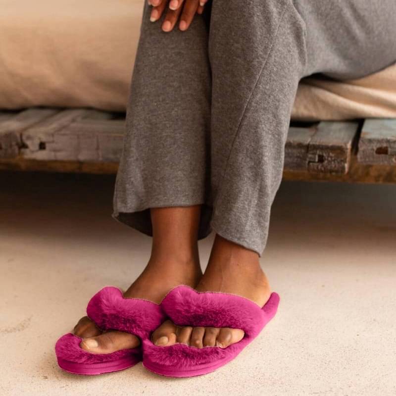     			Shoemusq Maroon Women's Thong Flip Flop