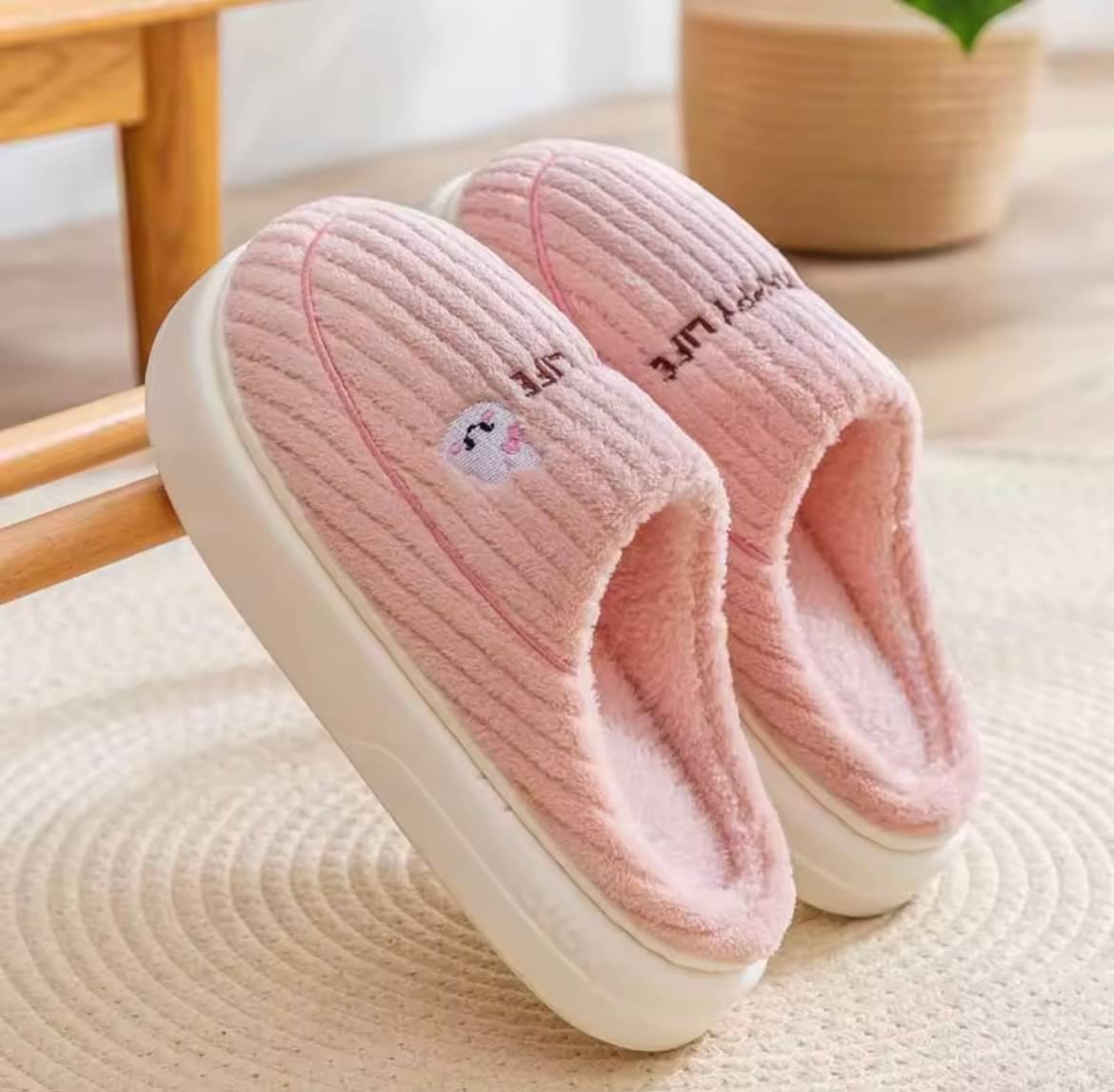     			Shoemusq Pink Women's Flip Flop
