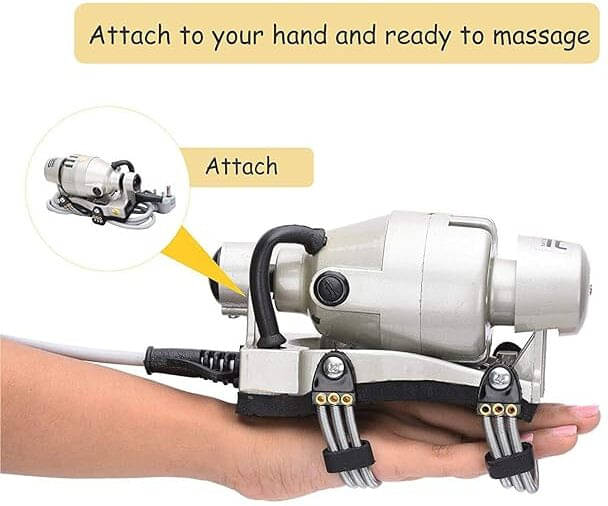     			xwipe Powerful Black Electric Handheld Double Speed Floating Action Massager for head & body pain relief (Multi Color)