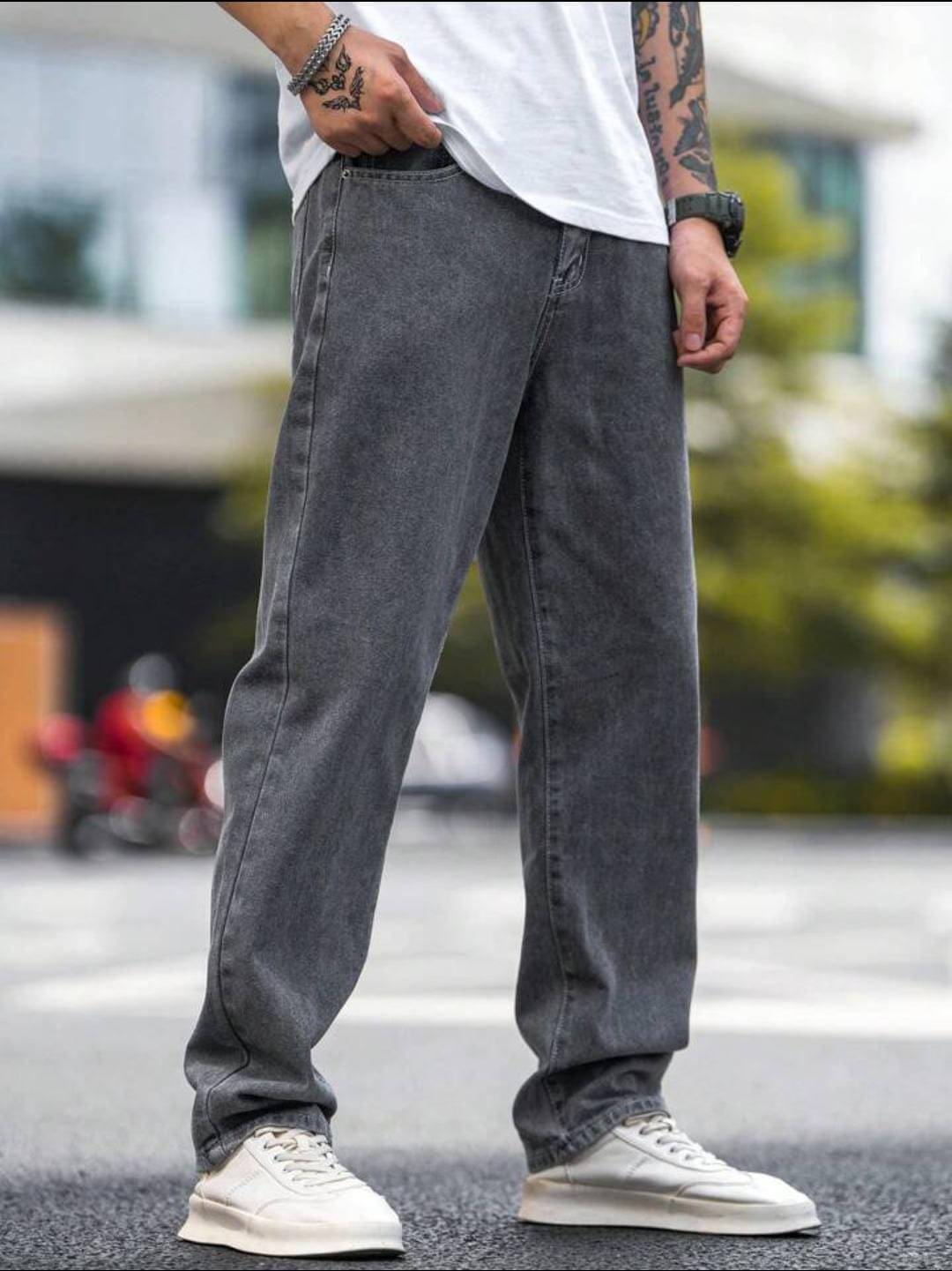     			AD Fashion Washed Men's Jeans - Grey ( Pack of 1 )