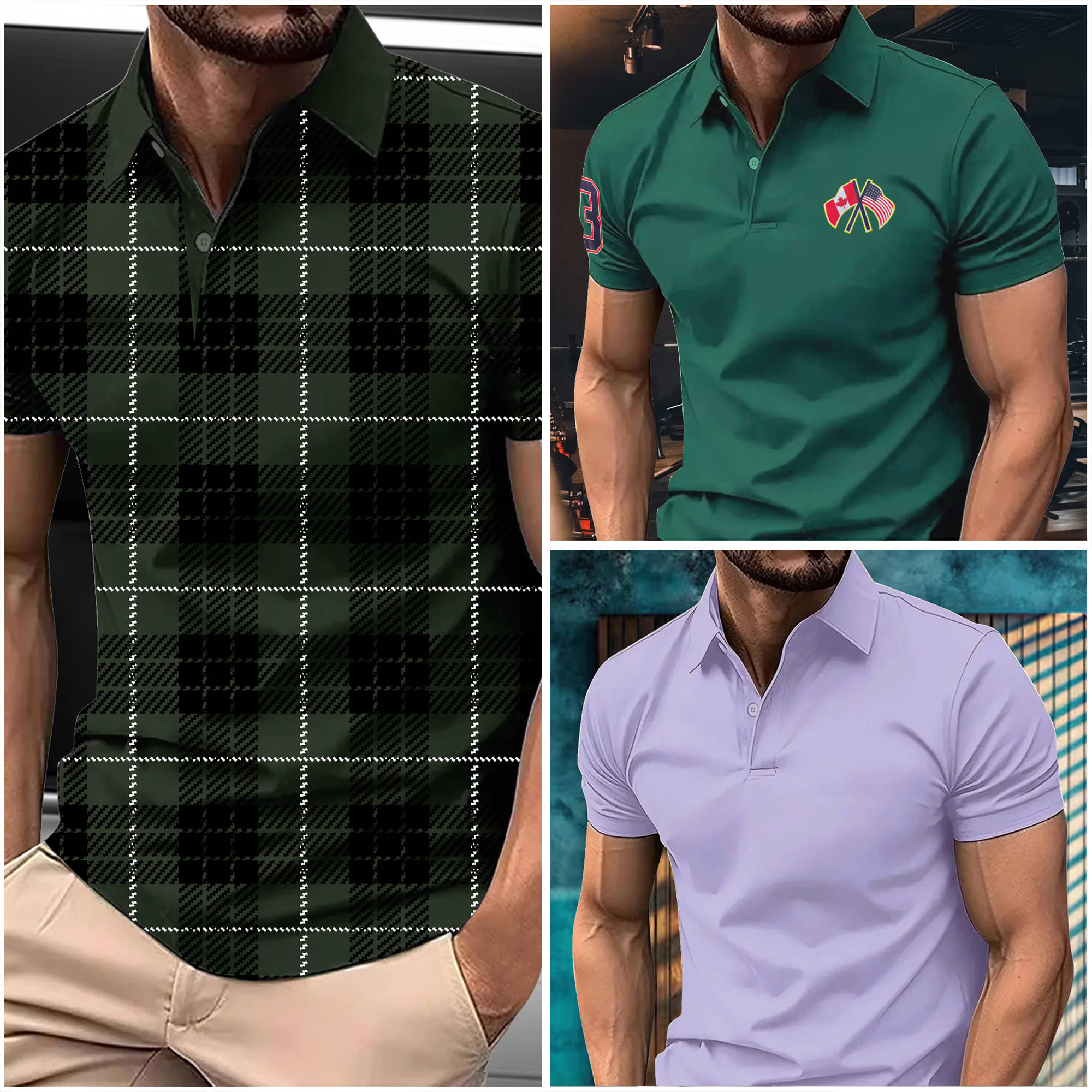 AIN6 Men Cotton Blend Regular Fit Printed Polo T Shirt ( Olive Green ) AIN6 Men Cotton Blend Regular Fit Printed Polo T Shirt ( Olive Green )