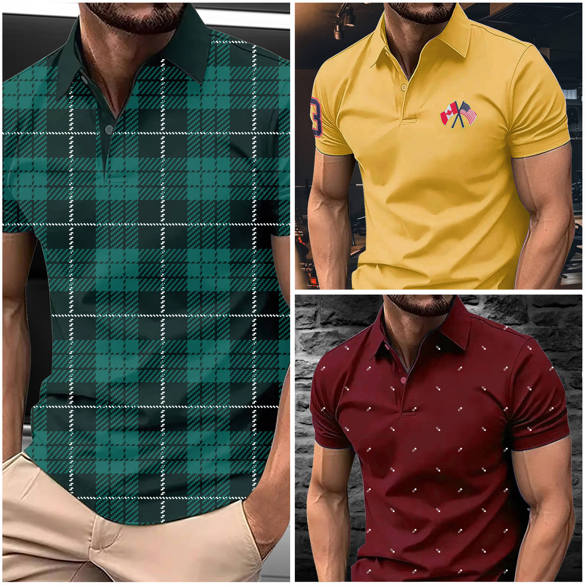 AIN6 Men Cotton Blend Regular Fit Printed Polo T Shirt ( Olive Green ) AIN6 Men Cotton Blend Regular Fit Printed Polo T Shirt ( Olive Green )