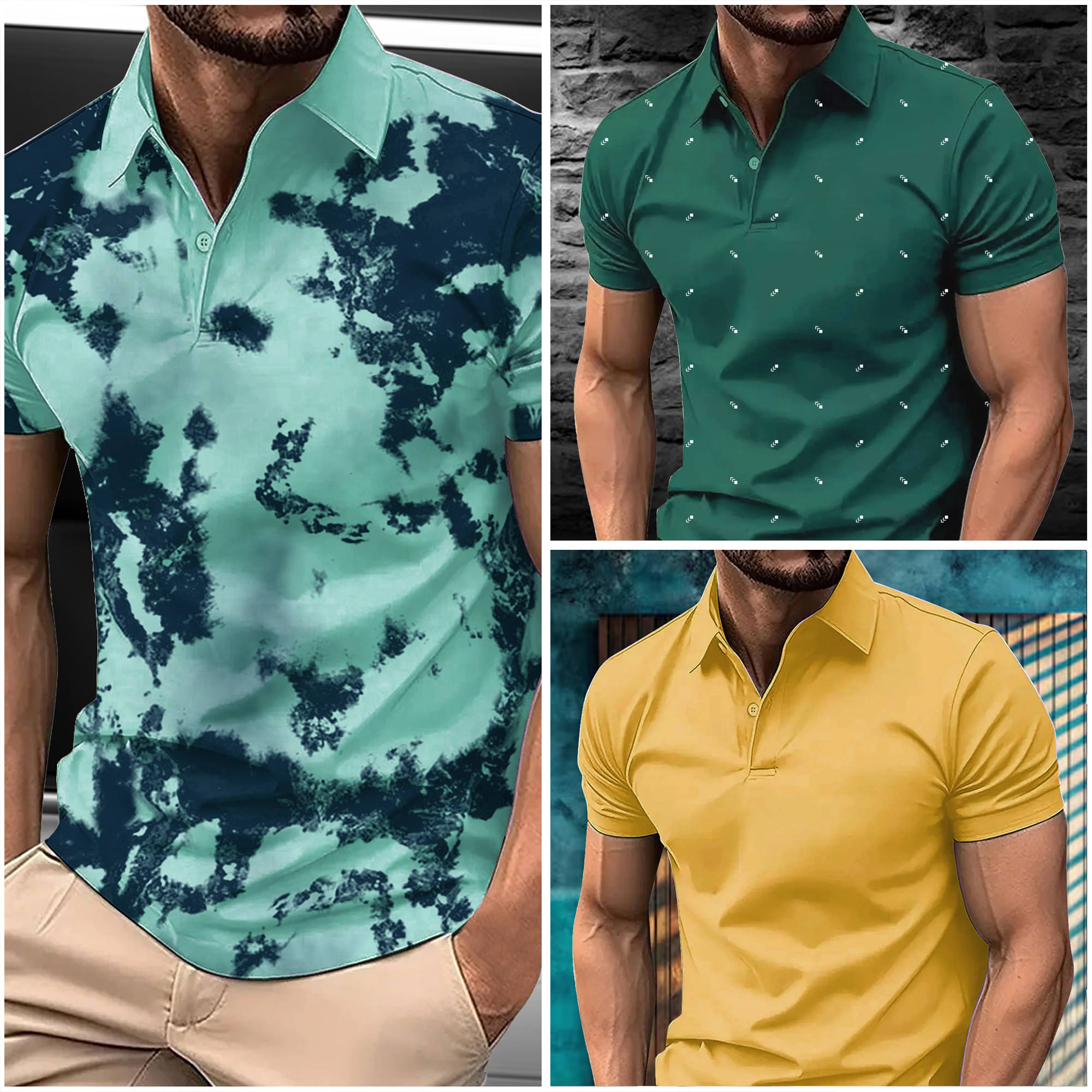 AIN6 Men Cotton Blend Regular Fit Printed Polo T Shirt ( Sky Blue ) AIN6 Men Cotton Blend Regular Fit Printed Polo T Shirt ( Sky Blue )
