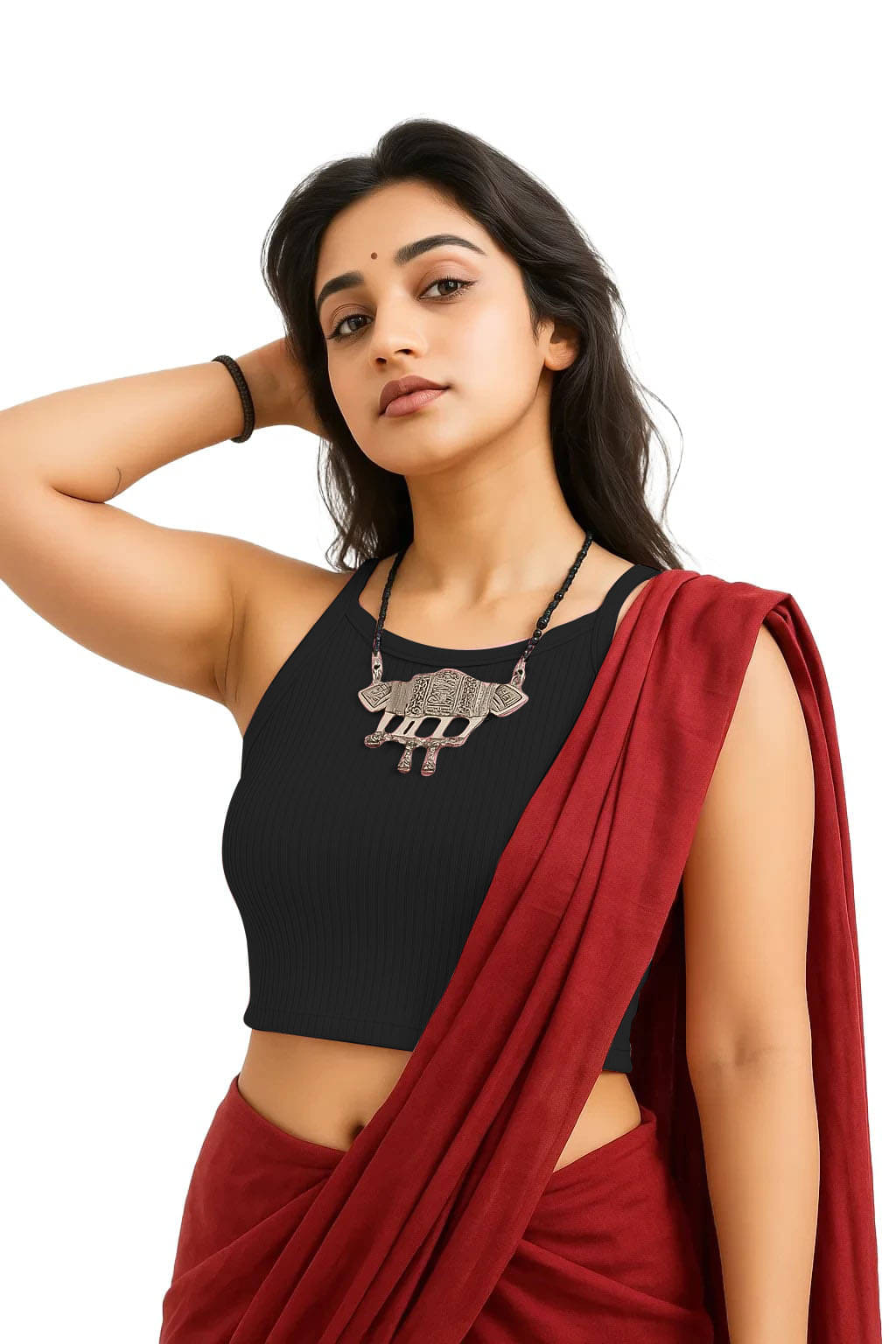 SOHOT Black Readymade without Pad Cotton Women's Blouse ( Pack of 1 ) SOHOT Black Readymade without Pad Cotton Women's Blouse ( Pack of 1 )
