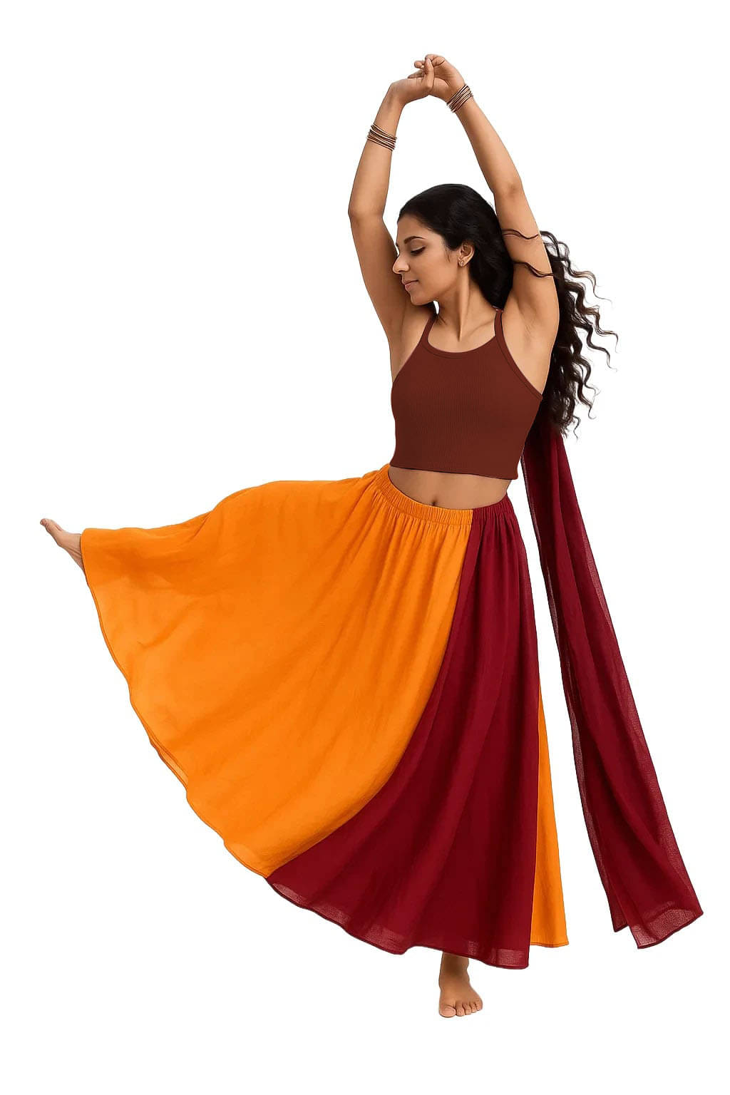     			SOHOT Brown Readymade without Pad Cotton Women's Blouse ( Pack of 1 )