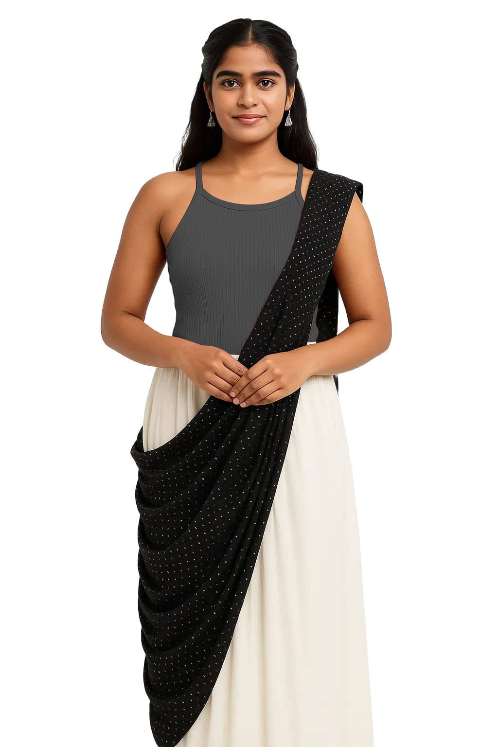     			SOHOT Grey Readymade without Pad Cotton Women's Blouse ( Pack of 1 )