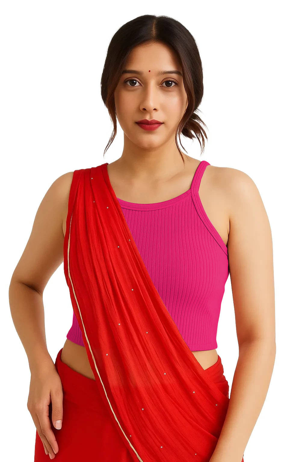     			SOHOT Rose Gold Readymade without Pad Cotton Women's Blouse ( Pack of 1 )